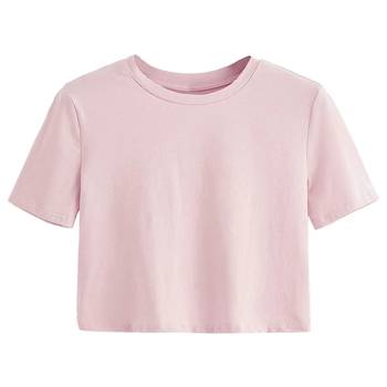 Baby Pink Crop T-shirt in Delhi