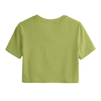 Green Crop T-shirt in Delhi