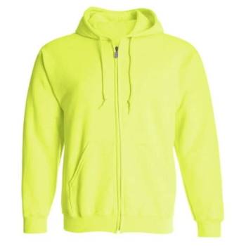 Neon Green Zipper Hoodie Manufacturers in Dharmanagar