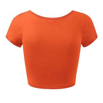 Orange Crop T-shirt in Delhi
