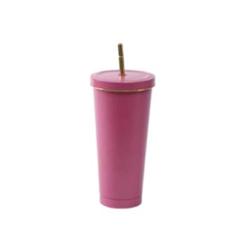 Pink Tumbler with Straw in Delhi