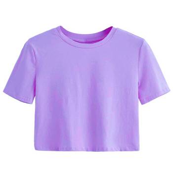 Purple Crop T-shirt in Delhi
