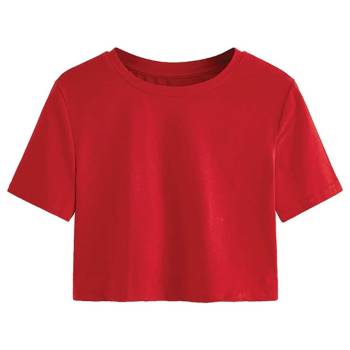 Red Crop T-shirt in Delhi