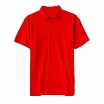 Red Polo Neck T-shirt in Delhi