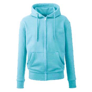 Sky Blue Zipper Hoodie Manufacturers in Moga