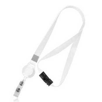 White Lanyards With Yoyo Hooks Manufacturers in Gandhinagar