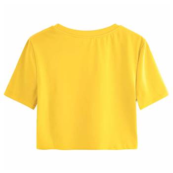 Yellow Crop T-shirt in Delhi